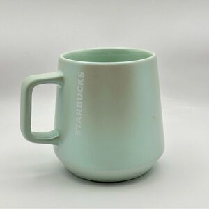 Starbucks Mint Shimmer Glaze Mug 2pk